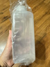 XEMBEDDED食品級飲料瓶空瓶NFC果汁分裝瓶液體保鮮冷藏鮮奶中藥儲存密封瓶 600毫升透明分裝瓶 曬單實(shí)拍圖