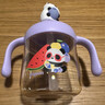 貝親（Pigeon）兒童水杯熊貓牛奶杯1-3歲寶寶喝水喝奶PPSU直飲奶瓶吸管杯 香芋波波紫 330ml 曬單實(shí)拍圖