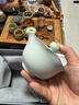 青澹汝窯蓋碗天青色汝瓷家用茶具功夫茶喝茶杯逍遙快客杯 逍遙望月茶組 開(kāi)片可養 天青色 曬單實(shí)拍圖