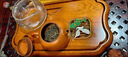 何笙中式小型花梨木全實(shí)木茶盤(pán)家用辦公高端簡(jiǎn)約蓄水式茶臺茶海茶托盤(pán) 花梨木禪鶴茶盤(pán)（31x18x3.5） 曬單實(shí)拍圖