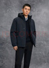 HLA海瀾之家棉服男25輕商務(wù)經(jīng)典系列連帽外套男冬季 曬單實(shí)拍圖