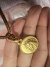 佐卡伊黃金吊墜十二生肖本命佛像金幣守護神足金男女掛墜 C03875 馬 約11.0g 多退少補 曬單實(shí)拍圖