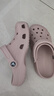 卡駱馳（CROCS）洞洞鞋貝雅男鞋女鞋輕便耐磨一腳蹬拖鞋休閑鞋|10126 礦石粉-6TY 36 /37(220mm) 曬單實(shí)拍圖