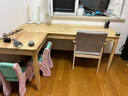 花王實(shí)木轉角書(shū)桌家用辦公桌拐角L型學(xué)習桌北歐電腦桌 7100#1.8米單桌 曬單實(shí)拍圖