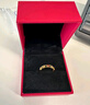 中國黃金（CHINA GOLD）四葉草黃金戒指女新款足金素圈指環(huán)活口520新年節生日禮物送女友 【今/次日達】四葉草戒指 約1.9g+玫瑰禮盒 曬單實(shí)拍圖