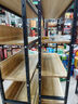 虎小虎貨架展示架單面超市便利店小賣(mài)部零食酒水飲料文具母嬰多層置物架 100長(cháng) 層板架 五層 180高 曬單實(shí)拍圖