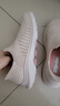 斯凱奇（SKECHERS）閃穿鞋GO WALK7女鞋秋季懶人一腳蹬健步鞋平底通勤布鞋125240 曬單實(shí)拍圖