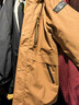 暇步士（Hush Puppies）童裝男童三防加絨風(fēng)衣秋冬兒童保暖戶(hù)外厚外套 摩卡棕   170    曬單實(shí)拍圖