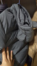 童泰（TONGTAI）寶寶羽絨服外套冬季兒童衣服男女童外出中長(cháng)款連帽上衣鴨絨服 深灰 100 曬單實(shí)拍圖