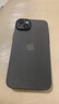 POZZO 適用蘋果14plus手機(jī)殼 iphone14plus保護(hù)套鏡頭全包超薄透明磨砂防摔軟殼男女款 深空黑 曬單實拍圖