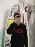 Levi's【特價(jià)來(lái)襲】李維斯情侶同款經(jīng)典寬松休閑logo套頭連帽衛衣 黑色 19622-0005 M 曬單實(shí)拍圖