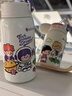 貝兒欣兒童保溫杯帶吸管小學(xué)生上學(xué)專(zhuān)用直飲壺316L不銹鋼耐摔雙蓋水杯子 夢(mèng)小紫316L不銹鋼內膽 （贈送內塞蓋） 580ml 曬單實(shí)拍圖