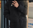 阿迪達斯 （adidas）簡(jiǎn)約時(shí)尚立領(lǐng) 防風(fēng)保暖 運動(dòng)休閑 黑色 冬季短款羽絨服 外套 男女 GV5350/KF8760 M 曬單實(shí)拍圖