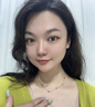 伊燦四葉草彩色鋯石項(xiàng)鏈女2025新款爆款鎖骨鏈輕奢小眾高級感頸鏈配飾 四葉草彩色鋯石項(xiàng)鏈 曬單實(shí)拍圖