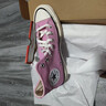 匡威（Converse）官方 1970S男女高幫帆布鞋薔薇粉多巴胺粉色A03795C A03795C 38 曬單實(shí)拍圖