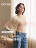 ubras25年新品紙片人bra-in背心女帶杯墊可外穿簡(jiǎn)約無(wú)袖長(cháng)背心輕薄內衣 隱形膚色 M 曬單實(shí)拍圖