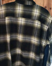 優(yōu)衣庫男女裝法蘭絨格子襯衫/長(cháng)袖襯衣休閑百搭470188 478928 470188/53草綠色 M 曬單實(shí)拍圖