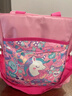 YOME小學(xué)生補習袋補課書(shū)包女孩單肩斜挎包手提袋兒童美術(shù)袋 粉色小馬 曬單實(shí)拍圖