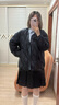 冰潔BINJORA 25秋冬新款95鴨絨羽絨服女保暖圓領(lǐng)服廓形外套J5300EB33T 曬單實(shí)拍圖