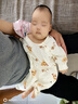 童泰（TONGTAI）嬰兒睡袍春秋睡衣兒童防踢被家居服內衣TS43C176-DS橘色73cm 曬單實(shí)拍圖