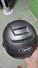 野馬（YEMA）3C認證電動(dòng)車(chē)頭盔男女摩托車(chē)半盔夏季防曬雙鏡片0感天窗四季通用電瓶車(chē)安全帽370S 皮鈦灰配透長(cháng)鏡 曬單實(shí)拍圖