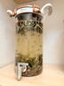 麥歐力（MYONLY）泡酒容器高檔泡酒專(zhuān)用玻璃瓶裝酒缸存酒壇子密封酒桶儲藥酒罐空瓶 A款10斤升級瓷芯龍頭無(wú)架5L 曬單實(shí)拍圖