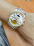 歐利時(shí)瑞士手表男士全自動(dòng)機械商務(wù)防水超薄精鋼鏤空潮流男表 間金白面【官方標配】 曬單實(shí)拍圖