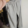 棉致加絨加厚顯瘦窄版運動(dòng)褲子女秋冬季新款高腰寬松直筒休閑褲女衛褲 淺灰色【832加絨高品質(zhì)31.5】 L 106-117斤 曬單實(shí)拍圖