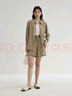 獨束大碼女裝簡(jiǎn)約百搭圓領(lǐng)T恤女春裝新款微胖mm經(jīng)典圓領(lǐng)正肩上衣 月光白 L (尺碼：2) 曬單實(shí)拍圖