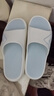 匹克（PEAK）態(tài)極拖鞋鷺島夏季新款涼拖鞋休閑百搭運動(dòng)拖鞋男防滑外穿沙灘鞋男 乳白/淺蘭（鷺島） 44 曬單實(shí)拍圖