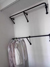 服裝店掛衣架上墻U型壁掛式女裝貨架衣服展示架墻上掛衣桿不銹鋼 U型加固側掛120離墻28 不銹鋼 曬單實(shí)拍圖