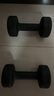 Keep彩色浸塑啞鈴男士健身家用器械肌肉塑形墨灰色 5kg*2 曬單實(shí)拍圖
