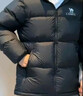 駱駝羽絨服防潑水鴨絨男女加厚戶外防寒冬季面包服 黑色 男女同款,7674B L 曬單實拍圖