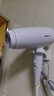 飛利浦吹風(fēng)機家用2100W大功率電吹風(fēng)2000萬(wàn)負離子吹風(fēng)筒 恒溫速干可折疊 生日禮物送女友 BHD378/05 小花筒-白色 曬單實(shí)拍圖