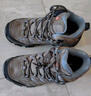 邁樂(lè )（Merrell）【上新】戶(hù)外徒步鞋男女款MOAB3MID WP中幫防水透氣防滑登山鞋 上新J500162灰黑蘭（女款） 37 曬單實(shí)拍圖