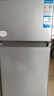 海爾（Haier）冰箱小型二門辦公室迷你小冰箱節(jié)能直冷家用租房家電冷藏冷凍超薄雙開門省電小型冰箱 118升、360°立體制冷、低溫補(bǔ)償 曬單實(shí)拍圖