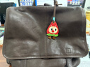 裘真【宋佳同款】植鞣羊皮信使雙肩包大容量上班通勤休閑背包新款 咖啡色-小號預售22天 曬單實(shí)拍圖