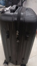 梵地亞行李箱男小型拉桿箱女旅行箱飛機可登機箱包密碼箱皮箱子20英寸黑 曬單實(shí)拍圖