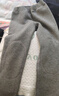 左西男童冬季兒童加絨加厚護(hù)膝高腰彈力保暖褲內(nèi)穿打底褲 深灰色 160  曬單實(shí)拍圖
