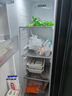 海爾（Haier）冰箱雙開(kāi)門(mén) 家用一級能效616升變頻風(fēng)冷無(wú)霜大容量 對開(kāi)門(mén)二門(mén)超薄電冰箱國家補貼20%家電以舊換新 黑金凈化|精控多路送風(fēng)616WGHSSEDC9 曬單實(shí)拍圖