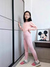 moonkids德絨保暖褲校服神器秋冬裝兒童棉褲男童加絨加厚打底秋褲女童內穿 5091粉色【德絨-羊毛護膝-羊羔絨】 160 cm 曬單實(shí)拍圖