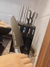 OOU銀鈦飛鳥(niǎo)刀具全套抗菌刀具套裝菜刀套裝廚房廚具家用套刀切菜刀嬰兒輔食用具大全六件套 曬單實(shí)拍圖