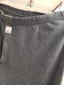 WVGX美國保暖褲男士高端秋褲輕薄抗寒大碼寬松打底棉毛褲冬青少年 深麻灰 均碼 180/105 身高175-185 體重140-180 曬單實(shí)拍圖