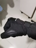 BIBK摩托車(chē)騎行手套冬季加絨男士自行機車(chē)手套冬天電動(dòng)車(chē)騎行防護裝備 夏季半指款【黑色】舒適透氣-PE護殼 均碼 曬單實(shí)拍圖