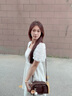 CinvaiKrose【趙昭儀同款】包包女包2025新款手提保齡球包單肩斜挎包生日禮物 咖啡色【送女友老婆女生禮物走心】 曬單實(shí)拍圖