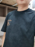 JEEP SPIRIT大碼美式重磅短袖t恤男士寬松潮牌夏季2025新款衣服純棉男裝體恤 2024灰色【甄選好物】2025 8XL 建議260-300斤 曬單實(shí)拍圖