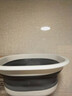 五月花折疊盆大號洗臉盆38CM家用出差宿舍便攜式可折疊臉盆洗菜盆洗腳盆 曬單實(shí)拍圖