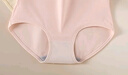 雅鹿4條內褲女士純棉中高腰A類(lèi)棉女士?jì)妊澊蟠a胖mm10A抑菌襠不夾臀XL 曬單實(shí)拍圖