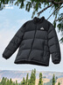 鴻星爾克馭光2.0|羽絨服男秋冬新款男女情侶防潑水休閑短款羽絨夾克外套 正黑 L 曬單實拍圖