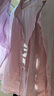 無(wú)印良品（MUJI）女式水洗平紋襯衫領(lǐng)長(cháng)袖襯衫襯衣內搭女裝秋季外搭薄款外套 粉紅色條紋 XL （165/92A） 曬單實(shí)拍圖